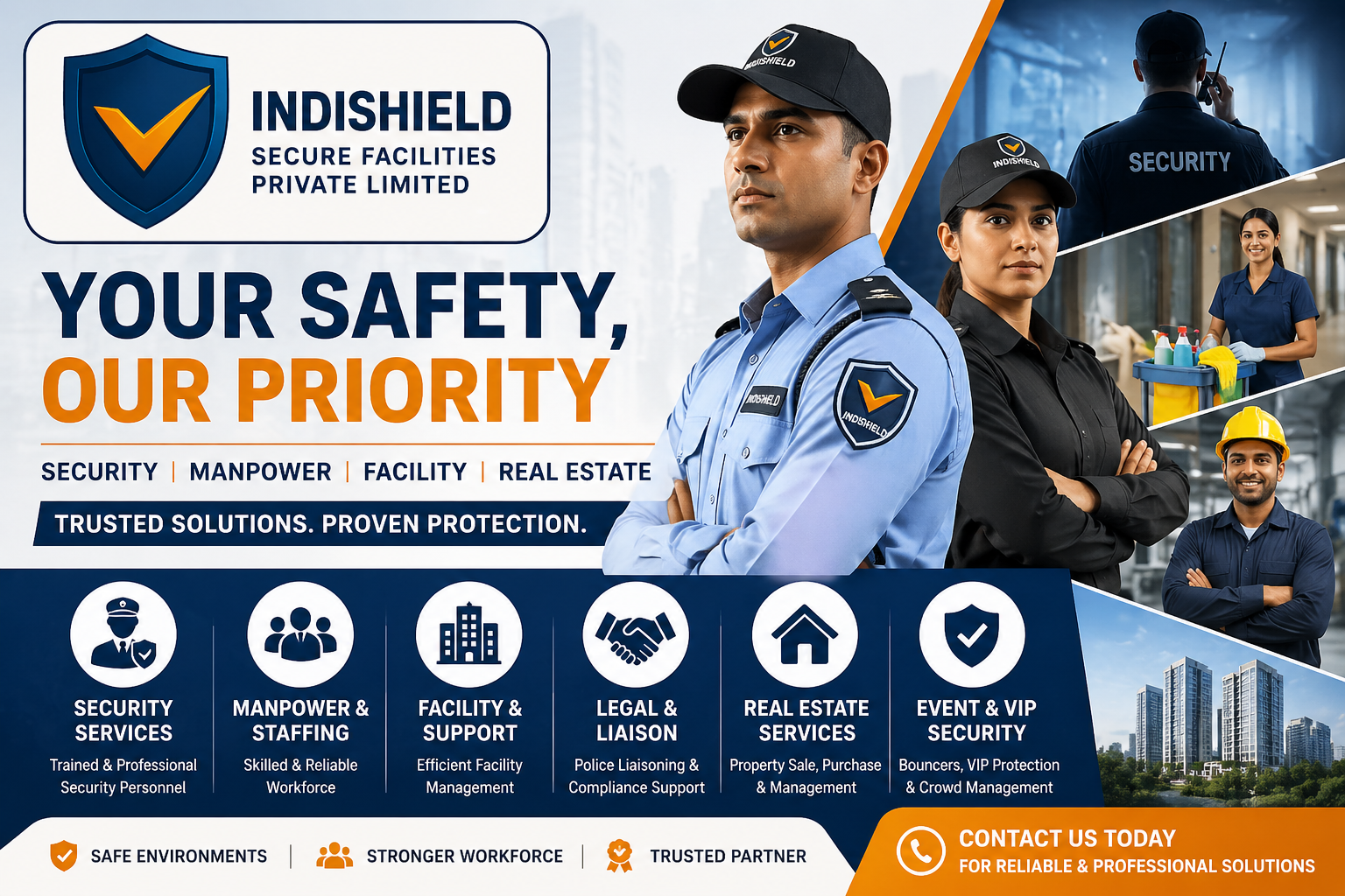 Why Security and Manpower Services Are Essential for Modern Businesses in India